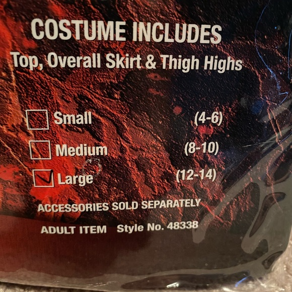 Halloween costume - Sexy Chucky-Seed of Chucky women’s costume and red wig - Picture 2 of 4